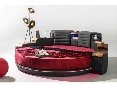 Velar Yuvarlak Akıllı Karyola - sitelerankara.com - Pakel Mobilya