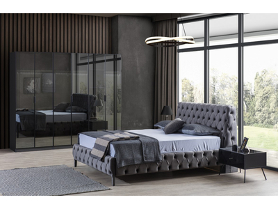 Bronze Antrasit Modern Yatak Odası - sitelerankara.com - Pakel Mobilya