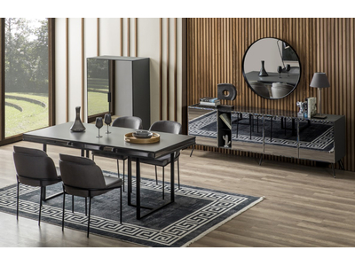 Bronze Antrasit Modern Yemek Odası - sitelerankara.com - Pakel Mobilya