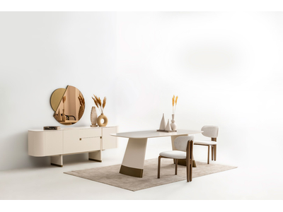 Delta Ekru - Gold Modern Yemek Odası - sitelerankara.com - Pakel Mobilya