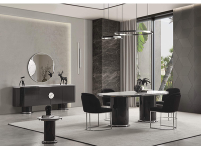 Cartier Siyah Modern Yemek Odası - sitelerankara.com - Pakel Mobilya