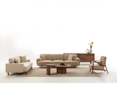 Arte Modern Oturma Grubu – Ahşap Detaylı Şık ve Konforlu Koltuk Takımı - sitelerankara.com - Pakel Mobilya