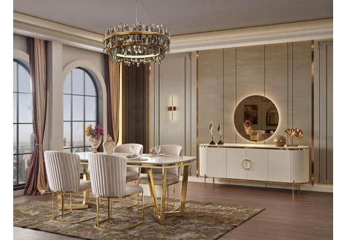 Tesla Luxury Modern Yemek Odası - sitelerankara.com - Pakel Mobilya