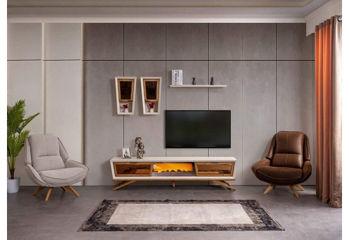 Wow Plus Krem Modern Tv Ünitesi - sitelerankara.com - Pakel Mobilya