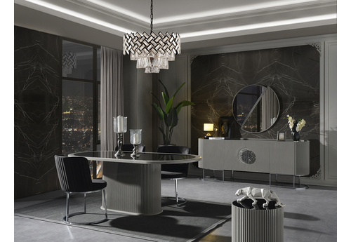 Gucci Duman Gri Modern Yemek Odası - sitelerankara.com - Pakel Mobilya