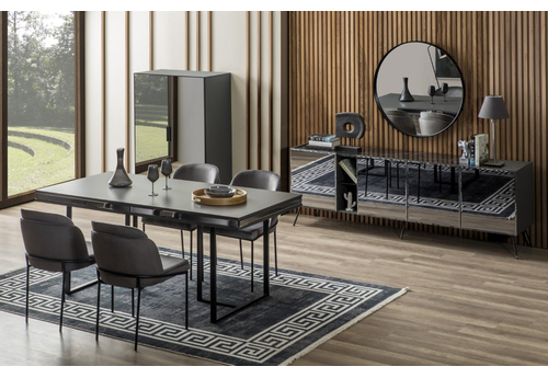 Bronze Antrasit Modern Yemek Odası - sitelerankara.com - Pakel Mobilya