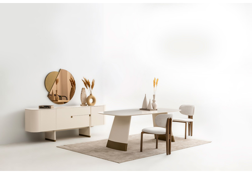 Delta Ekru - Gold Modern Yemek Odası - sitelerankara.com - Pakel Mobilya