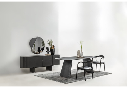 Delta Antrasit - Meşe Modern Yemek Odası - sitelerankara.com - Pakel Mobilya