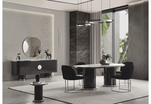 Cartier Siyah Modern Yemek Odası - sitelerankara.com - Pakel Mobilya