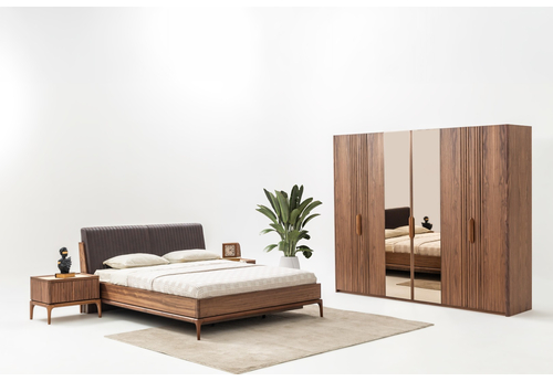 Milano Modern Yatak Odası Takımı – Şık ve Fonksiyonel Ahşap Tasarım - sitelerankara.com - Pakel Mobilya