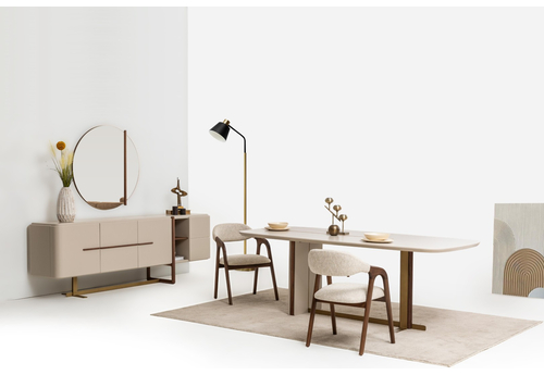 Hermes Modern Yemek Odası Takımı – Şık ve Dayanıklı Ahşap Tasarım - sitelerankara.com - Pakel Mobilya