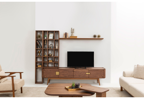 Arte Modern TV Ünitesi – Ahşap Detaylı Şık ve İşlevsel Tasarım - sitelerankara.com - Pakel Mobilya
