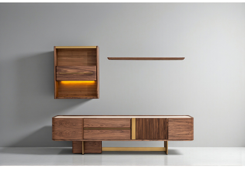 Manas Modern TV Ünitesi – Şık ve İşlevsel Ahşap Tasarım - sitelerankara.com - Pakel Mobilya