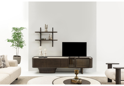 Natura Koyu Meşe Modern Tv Ünitesi - sitelerankara.com - Pakel Mobilya