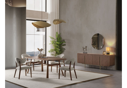 Wogg 30 Walnut Modern Yemek Odası - sitelerankara.com - Pakel Mobilya