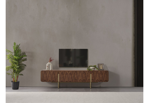 Wogg 30 Walnut Modern Tv Ünitesi - sitelerankara.com - Pakel Mobilya