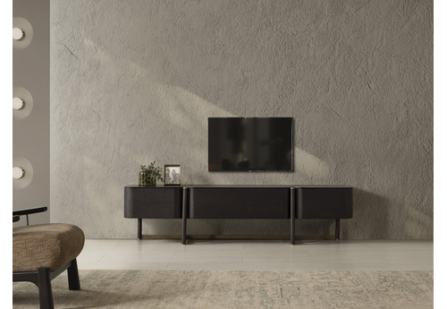 Line 26 Dark Modern Tv Ünitesi - sitelerankara.com - Pakel Mobilya