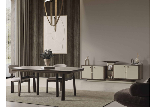 Mybeck Modern Meşe Yemek Odası Takımı - sitelerankara.com - Pakel Mobilya