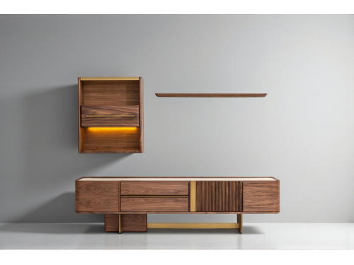 Manas Modern TV Ünitesi – Şık ve İşlevsel Ahşap Tasarım - sitelerankara.com - Pakel Mobilya