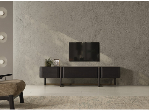Line 26 Dark Modern Tv Ünitesi - sitelerankara.com - Pakel Mobilya